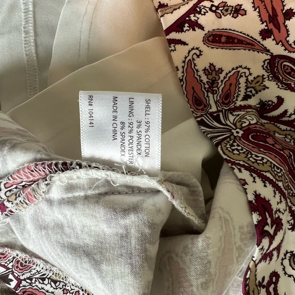 Lady Hagen Paisley Print Women's Skort Size 14 - Picture 7 of 8